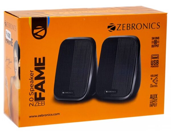 ZEBRONICS AUX SPEAKER 2.0 FAME (USB POWERED) - Image 5