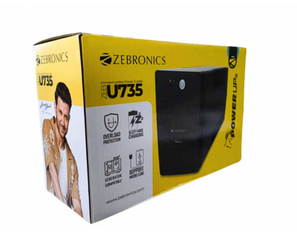 ZEBRONICS UPS 600VA ZEB U735 (2+1) - Image 2